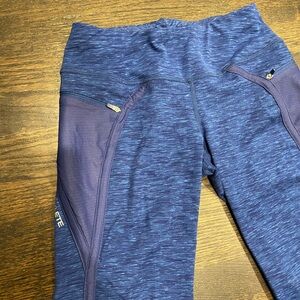 Hylete Small Blue Exercise Tights Small
